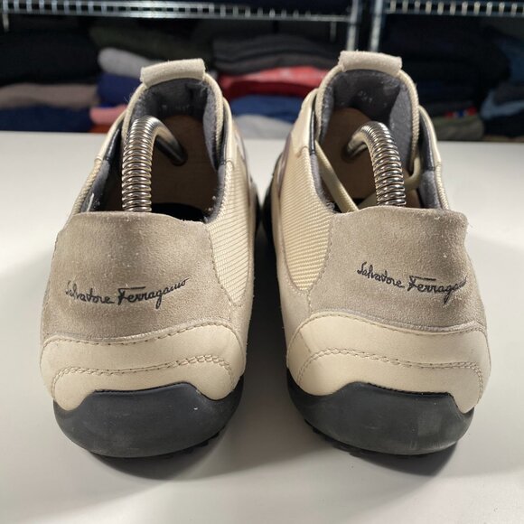 Salvatore Ferragamo Low Top Colour Black Sneakers Size 7 - Picture 6 of 12